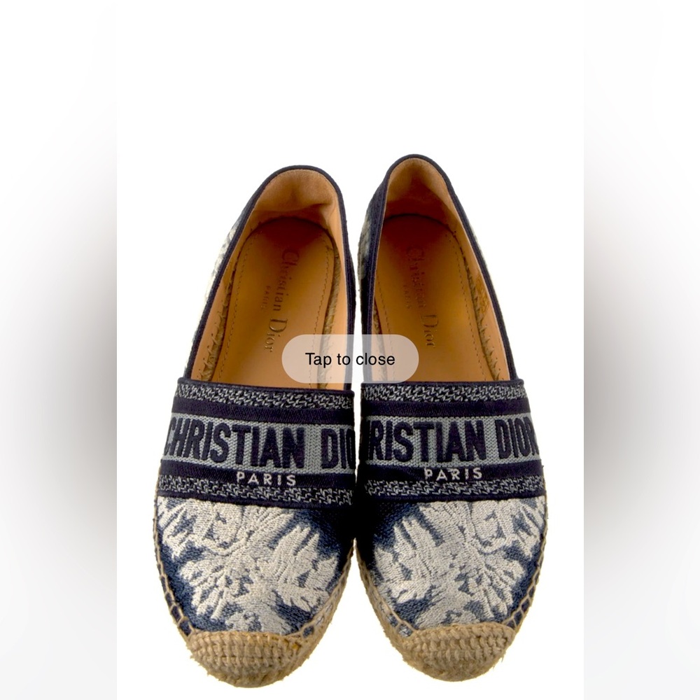 Dior slip on, color is dark blue not black